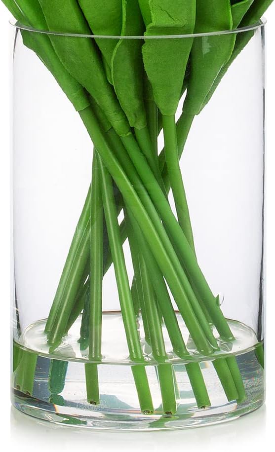 Enova Floral Craft Water and Simulated Fake Water Flower Cast Crystal Epoxy Resin A/B Creates Clear Acrylic Water Simulation for Flower Arrangements (64OZ)