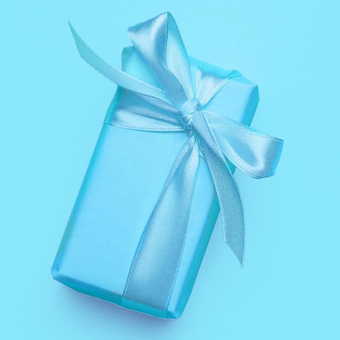 Vanhench 36" x 2520" (210') Sky Blue Wrapping Paper, Art Construction Paper for Birthday, Bouquet Flower Crafts Packing, Fathers Day for Men & Poster Bulletin Board