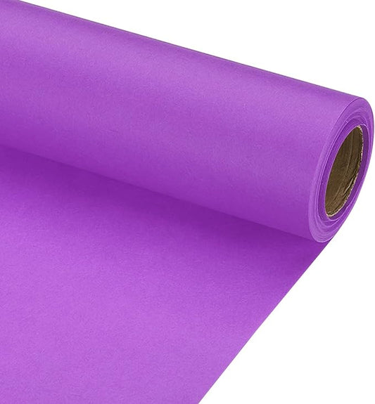 PATIKIL Wrapping Paper, 20" x 300"(25') 70 GSM Craft Paper Roll Kraft Packing Paper for Poster Bulletin Board, Gift Wrapping, Dark Purple
