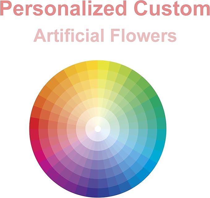 Artificial Flowers, 100pcs Artificial Rose Personalized Custom Colors for Centerpieces Arrangements, Foam Flowers with Stem for Bridal Shower Party Home Decorations