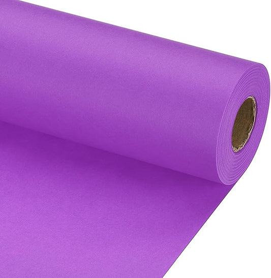 PATIKIL Wrapping Paper, 12" x 800"(66') 70 GSM Craft Paper Roll Kraft Packing Paper for Poster Bulletin Board, Gift Wrapping, Dark Purple