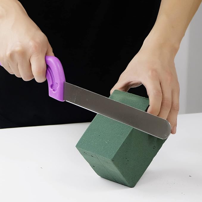 14.2" Grade Floral Foam Knife, Florist Professional Cutting Knife for Flower Foam Block, Foam Cutter to Cut Flower Foam Blocks to Shape, Cake Fruit Knife