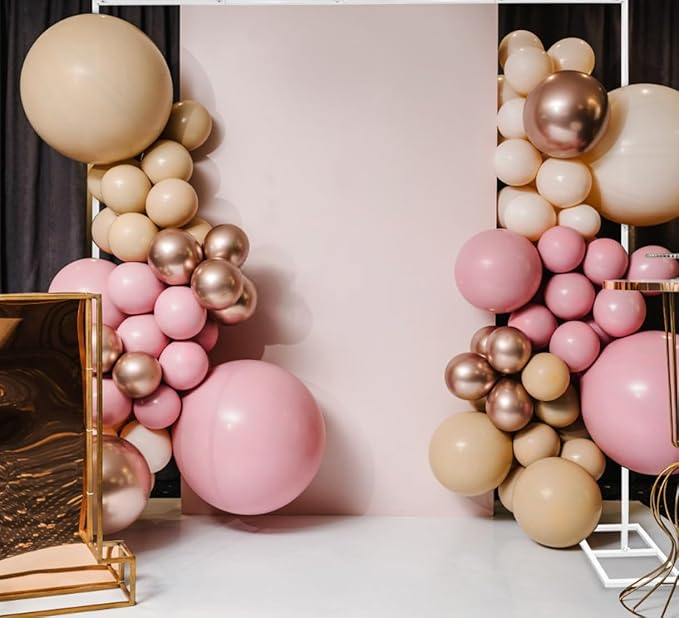 6.6FT White Metal Wedding Arches for Ceremony Square Balloon Arch Stand Rectangular Backdrop Stand for Anniversary Birthday Party Bridal Shower Home Indoor Outdoor Decoration