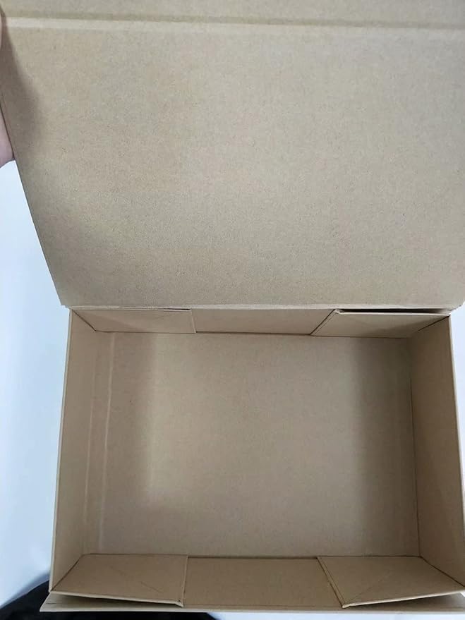 PACKHOME Large Gift Box with Lid 13.5x9x4.1 Inches, Sturdy Collapsible Gift Box with Magnetic Closure (Kraft)