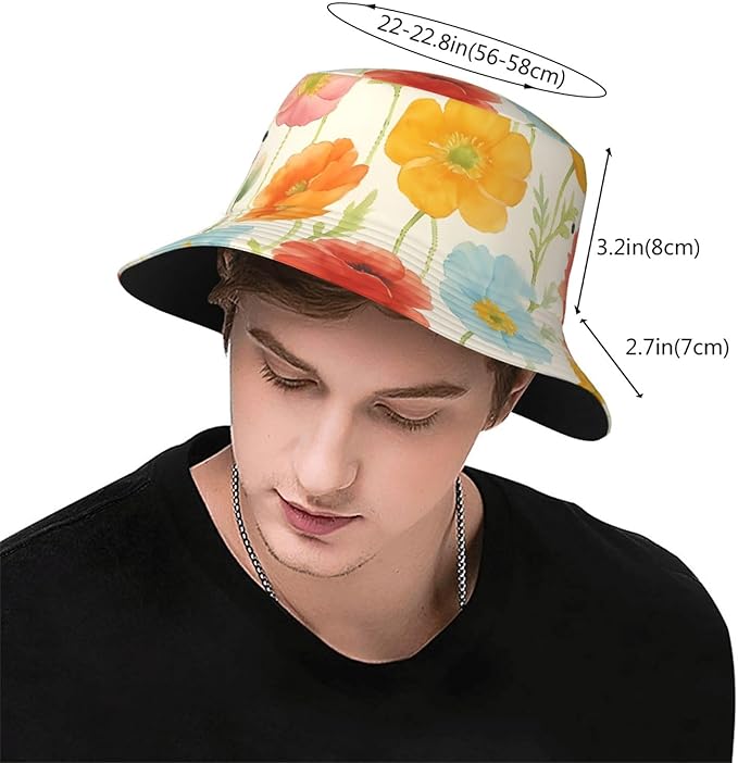 Cute Potted Cactus Bucket Hat Novelty Sun Hats Trendy Fisherman Cap for Men and Women