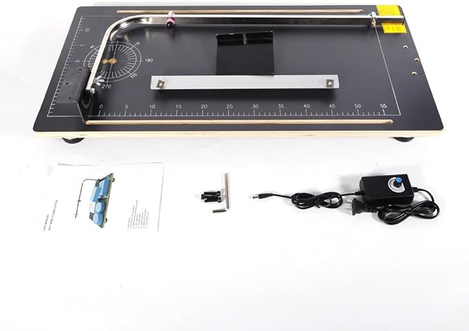 TECHTONGDA Hot Wire Foam Cutter Table, Foam Cutting Machine, Tabletop Hotwire Cutter, Foam Knife with Temperature Adjuster and Cutting Wire, for Cutting, Forming and Sculpting Styrofoam Pearl Cotton