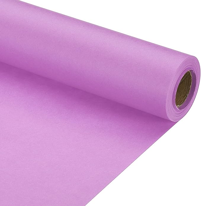 PATIKIL Wrapping Paper, 15" x 394"(33') 70 GSM Craft Paper Roll Kraft Packing Paper for Poster Bulletin Board, Gift Wrapping, Light Pink