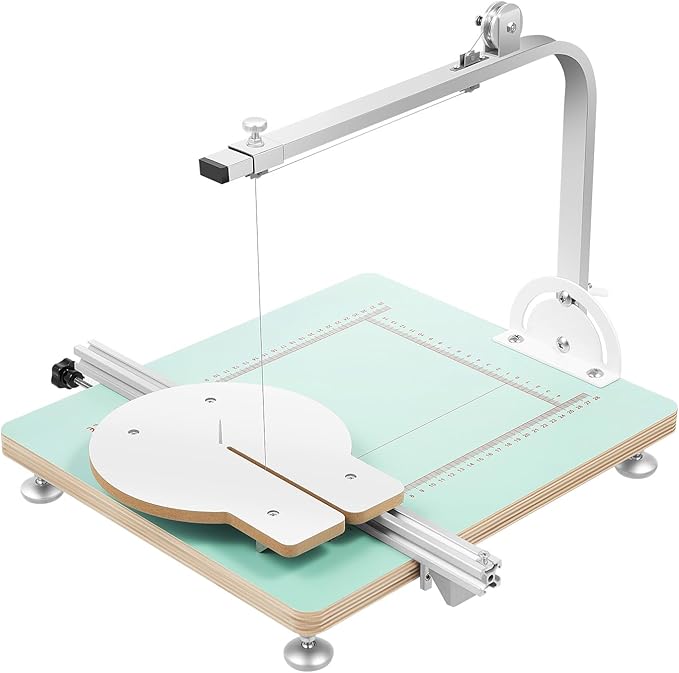Foam Cutting Machine, 100-240V AC Hot Wire Cutter Table, Working Table Tool for Cutting, Forming and Sculpting Styrofoam and Other Foam Materials