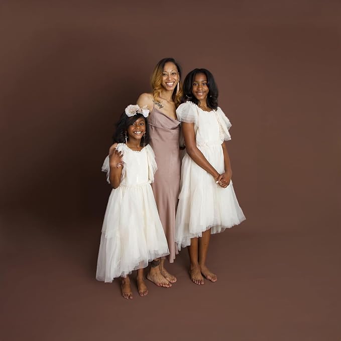 Kate Seamless Paper Backdrop Brown Seamless Backdrop Paper Rolls (106.8''x32.8' Coco Brown)