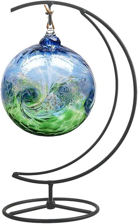 Ornament Display Stand Holder Iron Hanger Air Plant Stand Flower Pot Holder Iron Stand for Hanging Glass Globe Ball ,Christmas Wedding Ornament, Home Office Decor