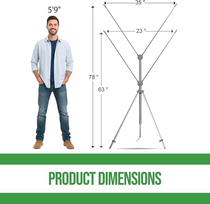 Custom X-Stand Banner with Adjustable Tripod (30”x65”) by BCB Print | Personalized Cross Stand Banner for Advertising & Trade Shows | HD Print Vertical Stand | Express Dispatch+Ship/Made in USA