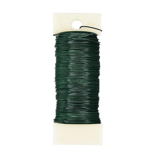 BEADNOVA Floral Wire 38 Yards 22 Gauge Paddle Wire for Wreath Making Craft Florist Floral Flower Arrangements Garland