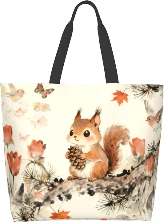 Shoulder Bag Large Reusable Eco-friendly Shopping Bags Portable Storage Handbag