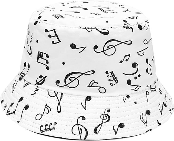 Mashiaoyi Unisex Print Double-Side-Wear Reversible Bucket Hat