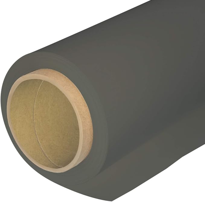Huamei Seamless Photography Background Paper, Photo Backdrop Paper Roll for Photoshoot, Video and Streaming #57 Thunder Grey (6.8x16 Feet, Thunder Grey)