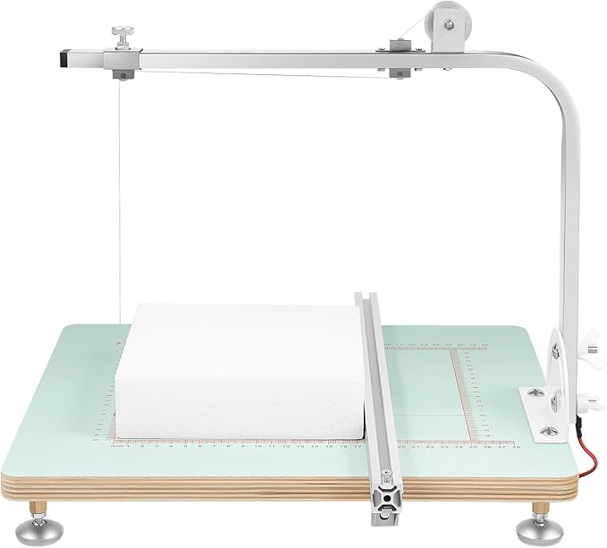 Hot Wire Foam Cutter Table, Foam Cutting Machine, Adjustable Voltage,Tabletop Hotwire Cutter for Cutting, Forming and Sculpting Styrofoam and Other Foam Materials