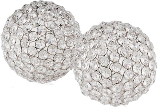 Modern Day Accents Sphere, 5 Inches, Silver
