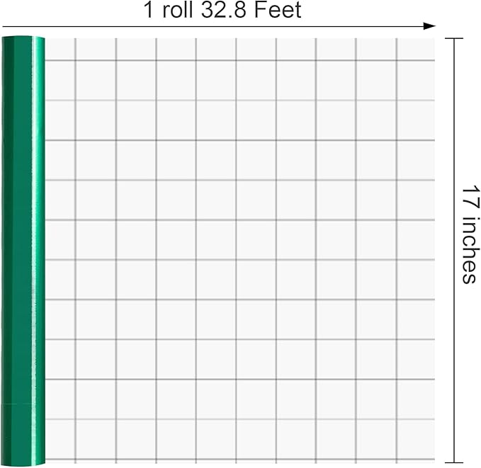 Merture Metallic Dark Green Wrapping Paper Roll - 17 In X 32.8 Ft(46.5 sq.ft.) with Grid Cutting Lines