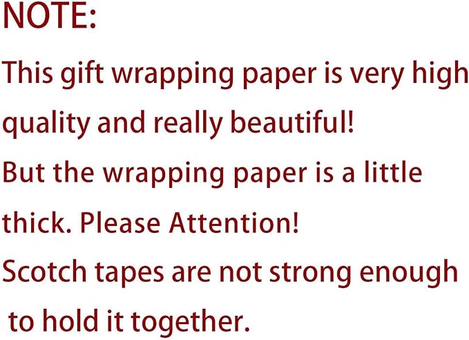 WRAPAHOLIC 30 Inch Red Wrapping Paper Roll - Sparkle Red for Birthday, Christmas, Holiday, Wedding, Baby Shower - 30 Inch x 16.5 Feet