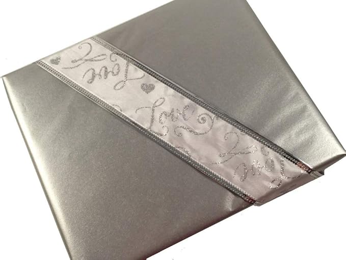 Ocean Tides 300 Sheets (14 x 20 Inches) Christmas Wrapping Paper – Gift Wrapping Tissue Paper Bulk for Crafts, Birthdays, & Holidays – Colored Tissue Papers for Gift Bags & Decorations, Silver