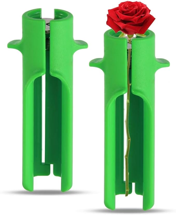 2 Pcs Rose Thorn Stripper Tool - Rose Stripper & Cleaner Cutter for Leaf Removal - Quickly Remove Thorns and Branches of Roses