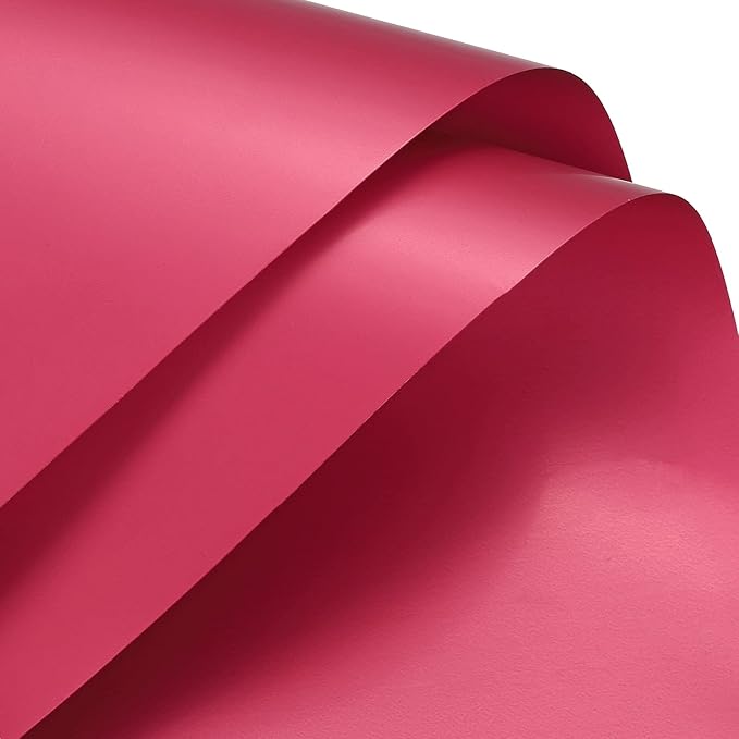 MECCANIXITY 10 Pcs Flower Wrapping Paper 22.8x22.8 Inch Waterproof Florists Wrapping Paper for Florist Bouquet Supplies, DIY Crafts, Gift/Gift Box Packaging Red