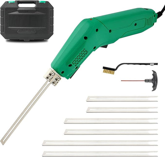 300W Air-Cooled, Electric Hot Knife - Foam Cutting Tool with Blades & Accessories Use Foam Cutter for Engraving and DIY Handmade
