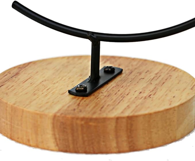 YY YEARCHY Awesomes Terrarium Ornament Display Stand Metal Stand Air Plant Stand Flower Pot Stand Holder Iron Pothook Stand for Hanging Glass Terrarium Globe Ball (5, Black)