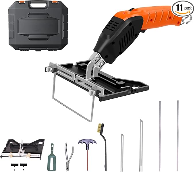 Air Cooled, Electric Hot Knife - Foam Cutting Tool with Blades & Accessories Use Foam Cutter for Engraving and DIY Handmade