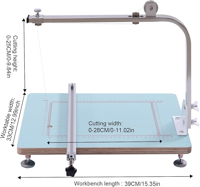 Hot Wire Foam Cutter Table, Electric Styrofoam Cutter Tool for Cutting, Forming and Sculpting Foam Materials, 72W EVA Foam Cutter 100-240V AC