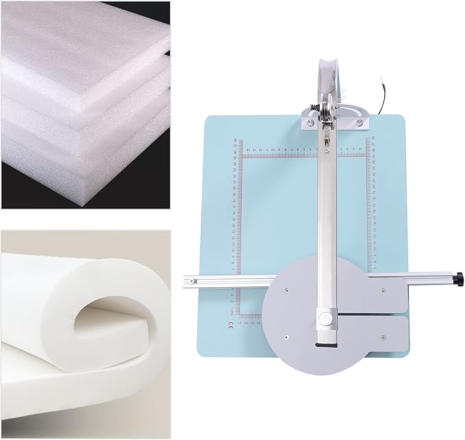 Hot Wire Foam Cutter Table, Electric Styrofoam Cutter Tool for Cutting, Forming and Sculpting Foam Materials, 72W EVA Foam Cutter 100-240V AC