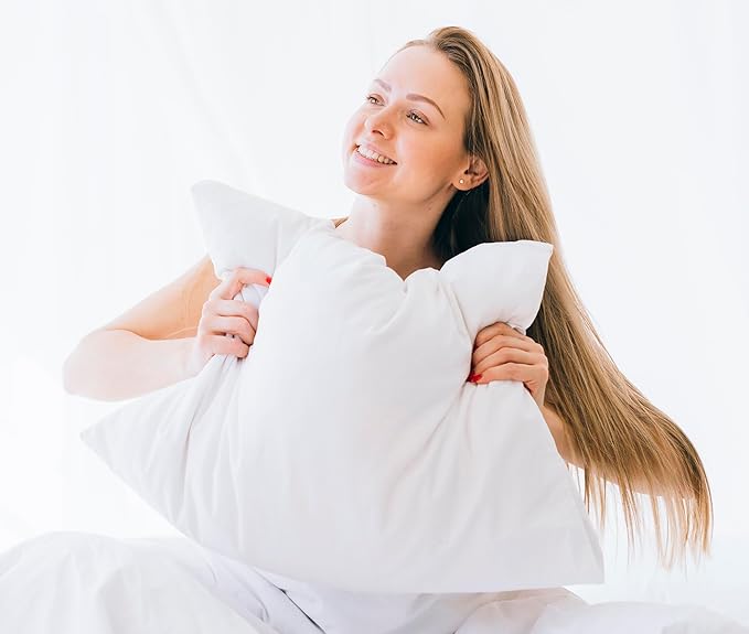 RUVANTI 100% Cotton Twin XL Sheet Sets, 3 Pieces, Soft & Breathable Percale Weave Bedding, Deep Pocket 16", Hotel Standard, Crisp Cool Feel, Durable, Perfect Size Dyed Sheets, Bright White
