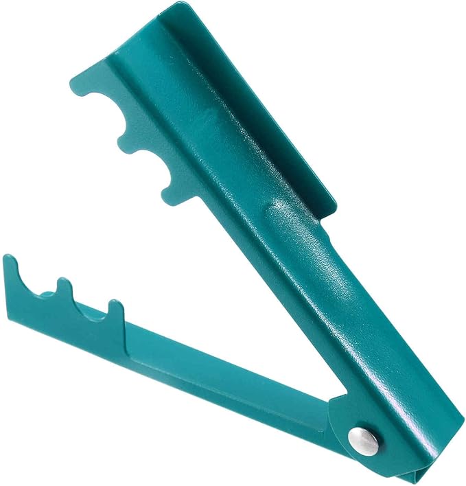 HARFINGTON 4pcs Rose Thorn Stripper Tool 5.5" Metal Flower Thorn Leaf Remover Flower Stem and Leaf Stripping for Gardening Home Florist Arrangement, Blue