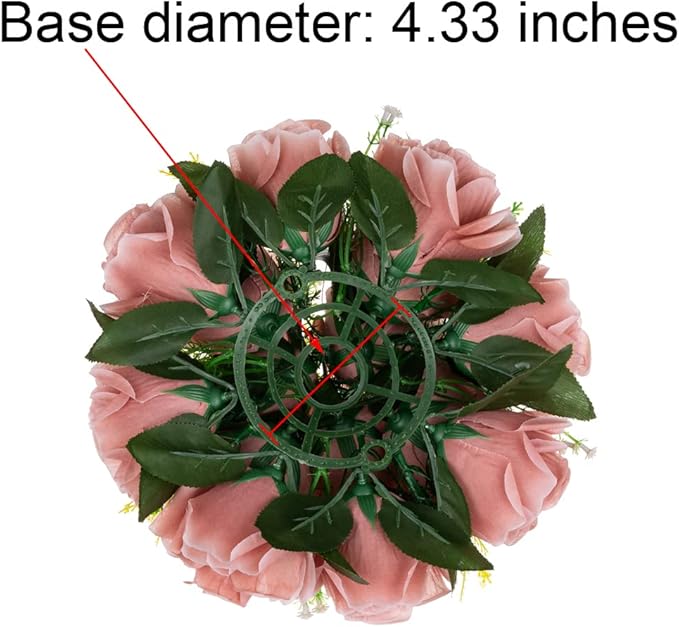 Flower Centerpieces for Wedding Tables: Wedding Table Decorations Dusty Rose Flower Balls Centerpieces for Engagement Cerebration Party Center Pieces 6 Packs