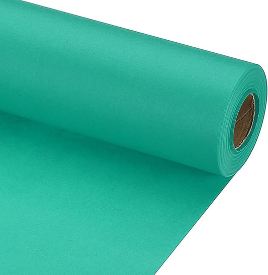 PATIKIL Wrapping Paper, 20" x 600"(49') 70 GSM Craft Paper Roll Kraft Packing Paper for Poster Bulletin Board, Gift Wrapping, Grass Green