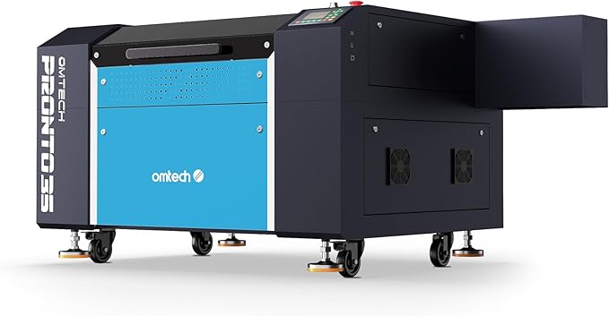OMTech 100W CO2 Laser Engraver, 28"x20" Laser Engraving Machine with Autofocus 2 Way Pass-Throughs Built-in Air Assist, Commercial Laser Cutting Etching Machine for Wood Glass Acrylic Leather More