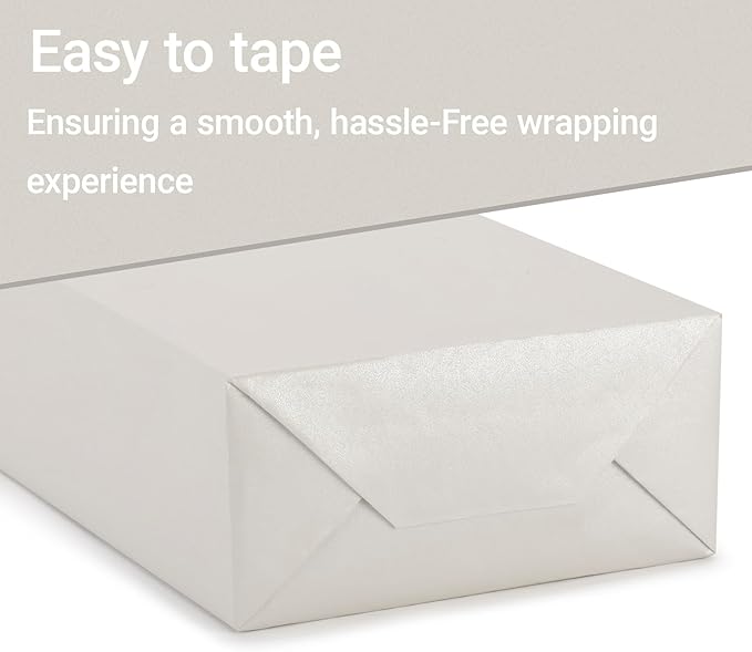 Rumvan Off White Matte Wrapping Paper16.9 Inches X 39.3 Feet,Solid Color pearlescent Gift Wrapping Paper,Perfect for Valentine's Day,Birthday,Christmas,Graduation,Baby Shower,DIY Bouquet (Off White colour)