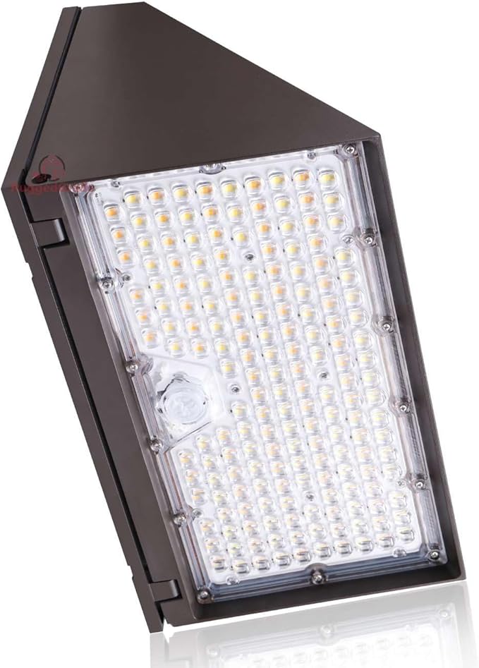 RuggedGrade 120W - Tucana III TunableTech Series - 17,200 Lumens - LED Wall Pack Light with Photocell & Motion Sensor - Color Selectable 3000K/4000K/5000K - Outdoor LED Light - DLC 5.1 Premium