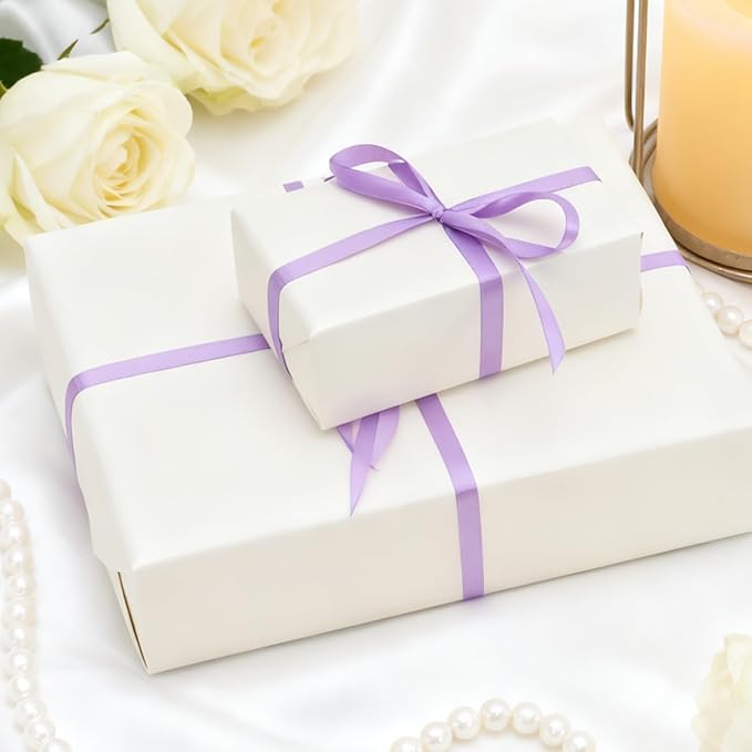 White Wrapping Paper, 30inch x 33ft Matte Metallic White Solid Color Gift Wrapping Paper Roll Perfect for Birthday, Christmas, Baby Shower, Wedding, Valentine's Day, DIY Invitations, Arts & Crafts