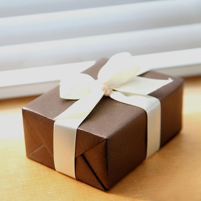 Vanhench 36" x 2520" (210') Rich Chocolate Brown Wrapping Paper, Art Kraft Paper for Bouquet Flower Crafts & Packing, Ideal for Birthday, Poster, Bulletin Board, Floor Covering and Table Runner