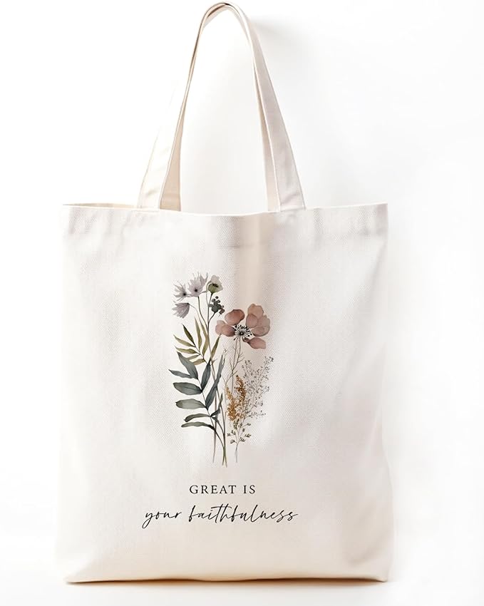 Christian Tote Bag, Christian tote Bag for Women, Bible tote bag, Bible Tote Bags for Women, Foral Tote Bag