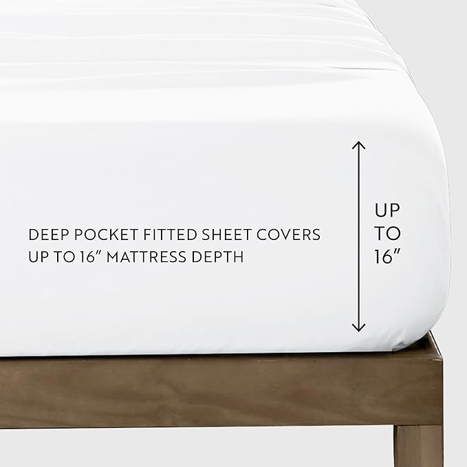 Linen Market Bed Sheets for Twin Size Bed (Blush) - Sleep Better Than Ever with These Soft and Cooling Twin Sheets - Deep Pocket Fits 16" Thick Beds - 3 Piece Twin Sheet Set