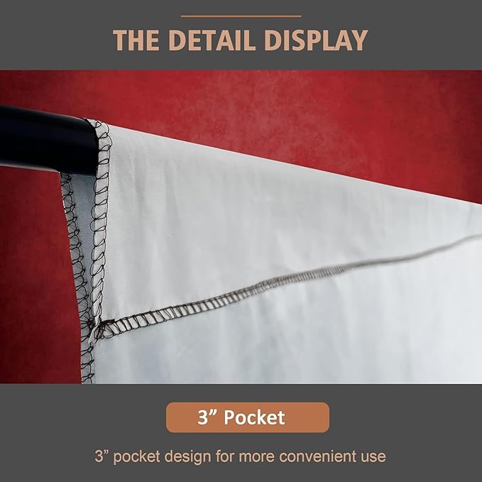 Abstract Professional Photography Backdrop for Portrait Photo Props Booth Background Photoshoot Studio with Polyester Fabric Roller Pocket on Top (8x12ft,Red,No Stand)