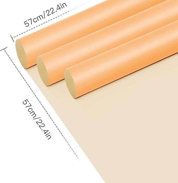 WRAPAHOLIC 20 Sheets Flower Wrapping Paper - 22.4 x 22.4 inch Creamy Color Water-Resistant Floral Bouquet Wrapping Paper, Florist Supplies Packaging for Wedding Birthday Gift DIY