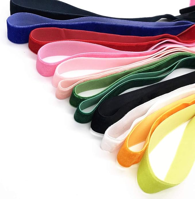 10 Yards Burgundy Velvet Ribbon Spool(Wine, 1 1/2")