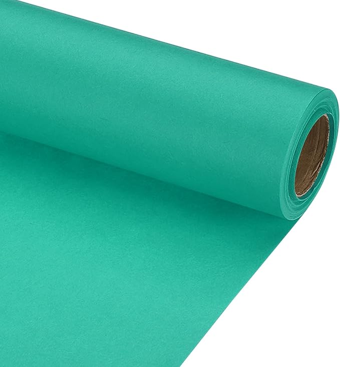 PATIKIL Wrapping Paper, 15" x 300"(25') 70 GSM Craft Paper Roll Kraft Packing Paper for Poster Bulletin Board, Gift Wrapping, Grass Green