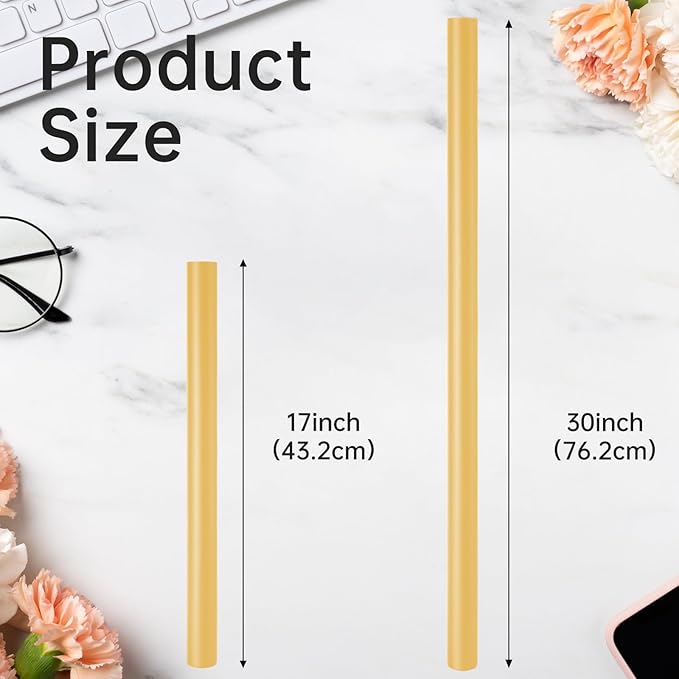 Gold Wrapping Paper, Christmas Gift Wrap Paper, 17inch x 33ft Matte Metallic Solid Color Golden Wrapping Paper Roll for Birthday, Baby Shower, Wedding, Valentine's Day, DIY Invitations, Arts & Crafts