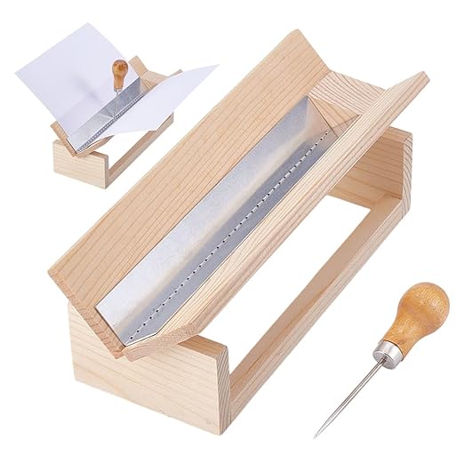 NBEADS Signature Punching Tool for Bookbinding, Bookbinding Punching Cradle with Aluminum Piercing Guide Book Binding Tools Punching Guide Set for DIY Crafts Notebooks Journals Planners Books