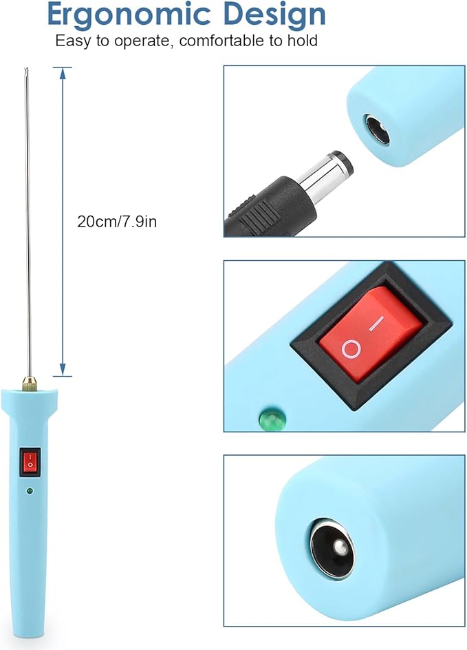 Hot Wire Cutter Pen, Foam Cutting Tools 24W Electric Hot Wire Cutter Foam Cutting Pen, Foam Polystyrene Heat Cutting Engraving Pen Foam Cutter Machine