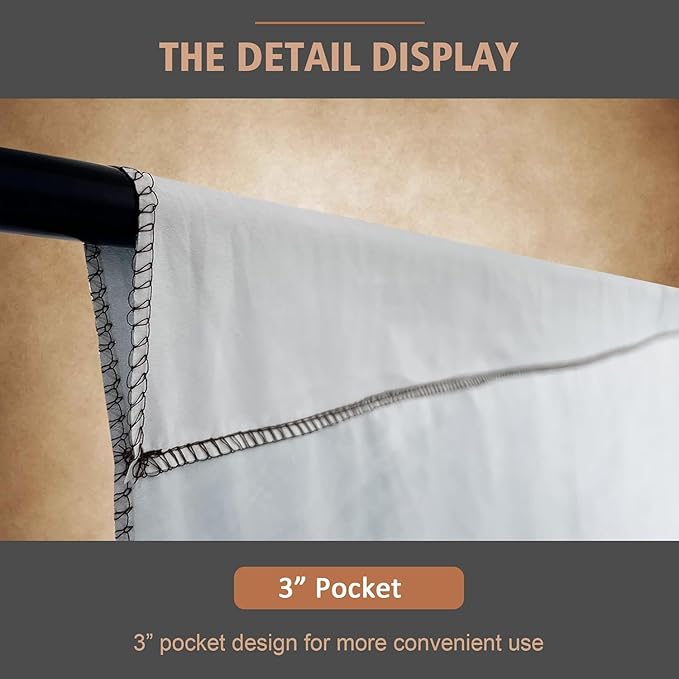 Abstract Latte Brown Professional Photography Backdrop for Adult Portrait Photo Props Booth Background Photoshoot Studio with Thick Ployester Fabric Roller Pocket on Top(12x8ft)